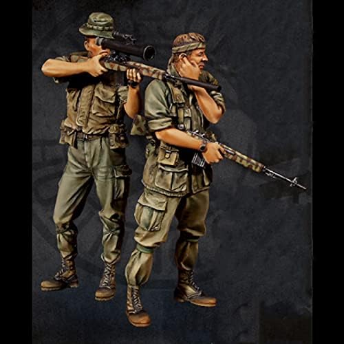 Goodmoel 1/35 Комплект войници модели Снайперист от Армията на САЩ от смола времето на Втората Световна война (2 човека) / Миниатюрни