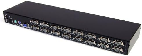 StarTech.com 16-портов модул KVM за монтаж в rack LCD конзоли с допълнителна конзола PS/2-VGA (CAB1631HD)
