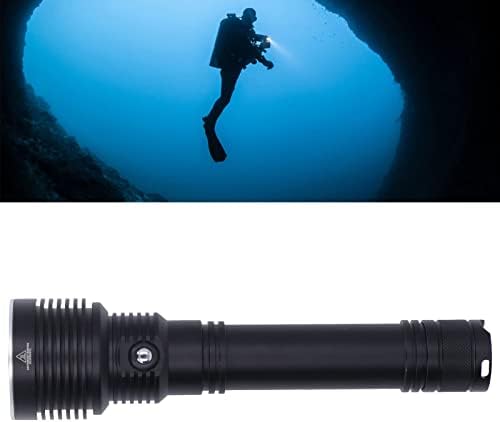 Фенерче за Гмуркане, Фенер за Гмуркане Силна Светлина 4000ЛМ за Подводна Фотография