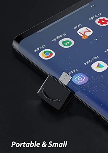 USB Адаптер C за свързване към USB конектора (2 опаковки), който е съвместим с вашия Lenovo Smart Tab P10 за OTG със зарядно устройство Type-C. Използвайте с устройства разширения, кат