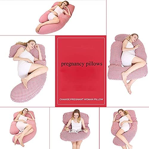 LIANGJUANG Възглавница за бременни, Възглавница за цялото тяло, Възглавница за бременни, Подвижна възглавница за сън с Кърмещи