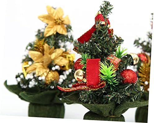ПРЕНОСИМИ Декорация на таблото е Малко Украшение Мини-Коледно Дърво, Коледни Маса Дърво Таблото Коледно Дърво Плот Коледно Дърво