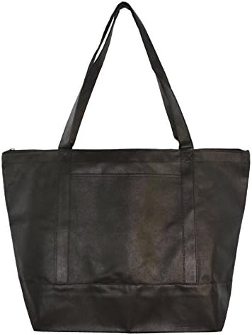 Лека оцветен чанта от ЕКО-нетъкан текстил с цип