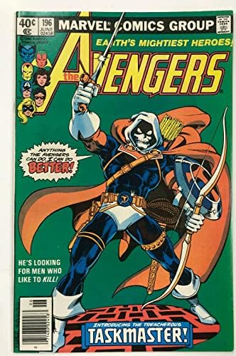 The AVENGERS #196 (юни 1980)- 1-во пълно появата на Надзирателя - Newsstand VF+