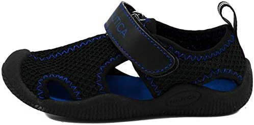Защитни Водоустойчиви обувки Наутика Kids Kettle персийския Залив, Спортни Сандали със затворени пръсти в Тъмно синьо с принтом Хедър (За деца)