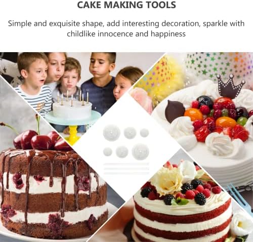 BESTonZON 6 комплекта и притежателите на Дизайн Инча + Уплътнение За торти, Скоба за Бродерия, Многоопорная Уплътнение за стайлинг, Практично