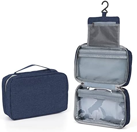 Пътна чанта за тоалетни принадлежности ALXBSON, Преносима Чанта За съхранение на козметика, Мъжки и Дамски Ръчна изработка