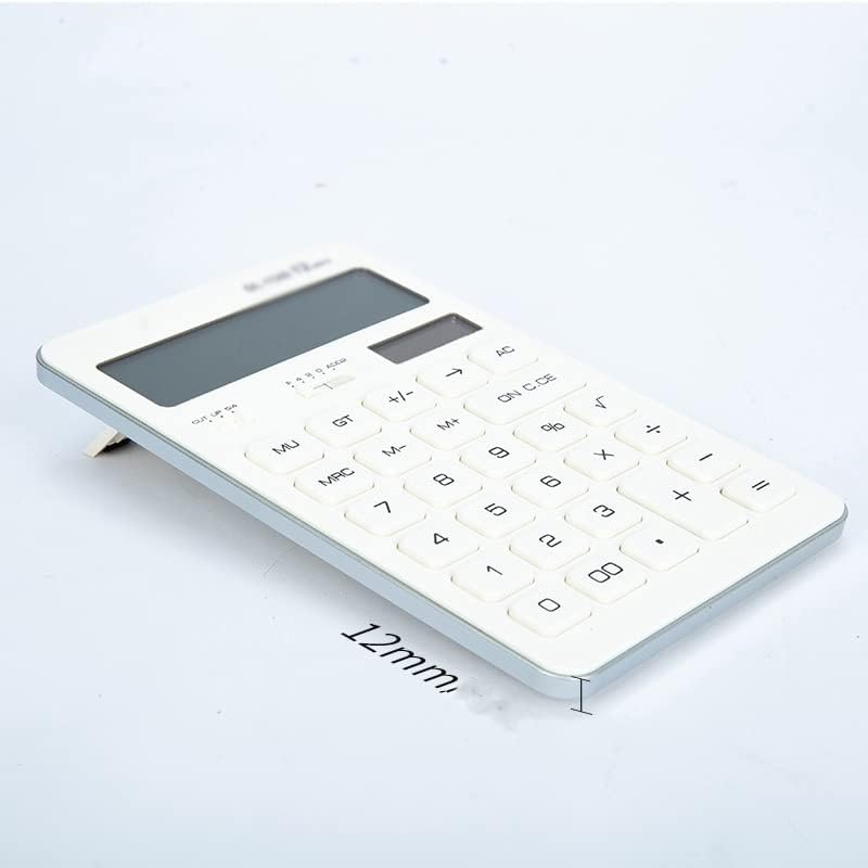 Калкулатор CUJUX модул за Обучение Цветен Финансов счетоводен офис калкулатор Прост калкулатор с двойно слънчево 12 фигурални дисплей