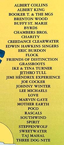 Подписан от ръката на Боб Маса Плакат Ньюпортского поп-фестивала 1969 г., Newport Pop Festival, New Artist's Edition COA