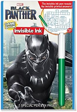 Книга игри Marvels Black Panther С Невидимо Мастило