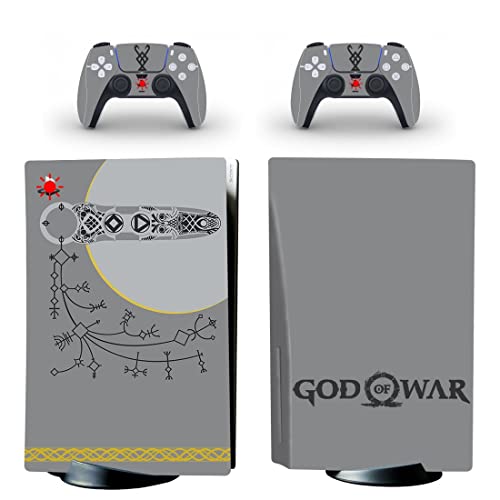 За PS5 DIGITAL - Играта GOD The Best OF WAR PS4 - Кожа конзоли и контролери PS5, Винил кожа за Playstation New DUC-765