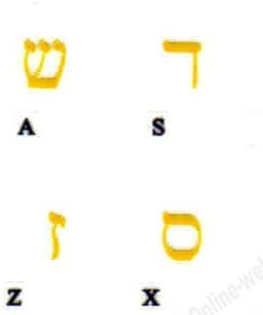 Онлайн-Добре дошли на Иврит Прозрачен Фонови Етикети на Клавиатурата с Жълти Букви за Настолни компютри Преносими компютри