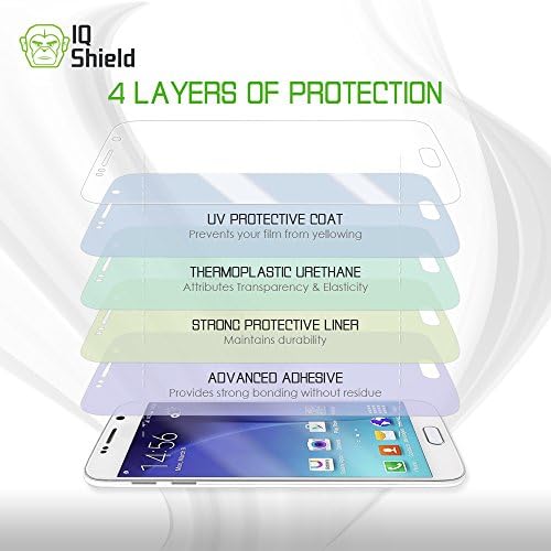 Защитно фолио IQ Shield, която е Съвместима с 8-инчов прозрачен филм LiquidSkin за Lenovo Yoga Tab 3 със защита от мехурчета