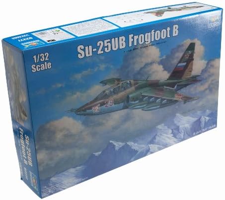 Комплект модели на руското учебно-тренировъчен самолет Trumpeter 1/32 Su25UB Frogfoot B