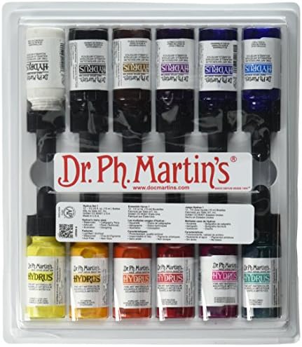 Акварел Dr. Ph . Martin ' s Hydrus Fine Art, 0,5 течни унции (опаковка от 6 броя), Комплект от 1 цвят