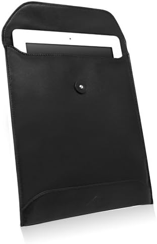 Калъф BoxWave за Huawei MatePad Pro 5G (калъф от BoxWave) - Кожен пакет Nero, флип-надолу на кутията в стил кожа кесията за Huawei