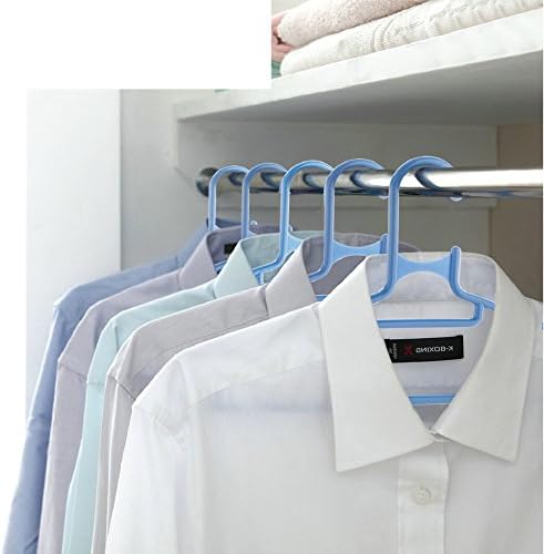 YUMUO Удебеляването може да се придържа за стягане на панталони и риза Пластмасови закачалки за ризи [Пластмасови закачалки за ризи] Закачалка Yi Ченг Zi-A