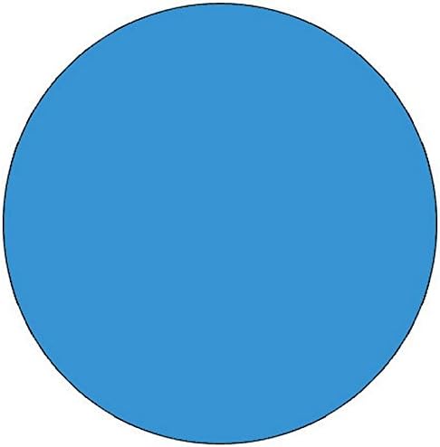 Светло-сини кръгли етикети с диаметър 3 инча (500 броя в ролка)
