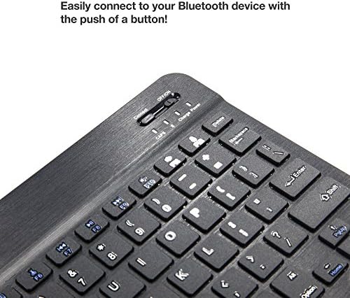 Клавиатура BoxWave е Съвместима с восьмиядерным таблета YUMKEM L211 (10 инча) (клавиатура от BoxWave) - Клавиатура SlimKeys Bluetooth,
