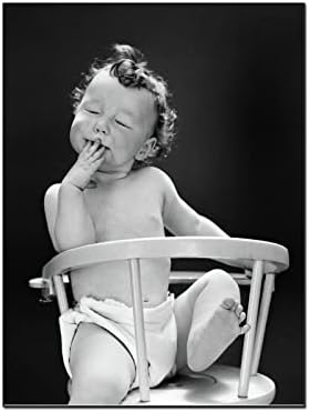 Плакати Реколта Снимка Черно-бели Бебешки Пелени За краката Стенно Изкуство Детска Стенно Изкуство Платно Стенни Щампи за decor