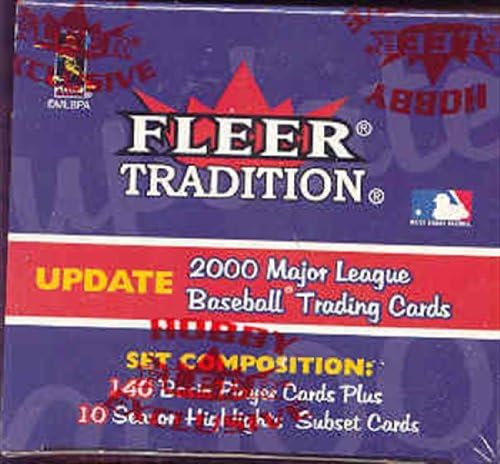 2000 Обновяване на бейзболен, Фабрично набор Fleer Tradition