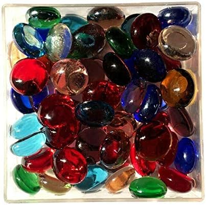 200 г 13-14 мм Малки Прозрачни Стъклени Скъпоценни Камъни Капки Хапки Мъниста САМ Занаятите Мозайка (XR52)