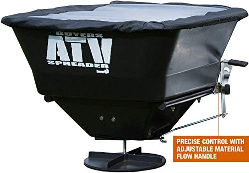 Купувачите на Стоки ATVS100 ATV Универсален излъчване разпръскване 100 паунда. Резервоарът е с Дождевиком , Черна