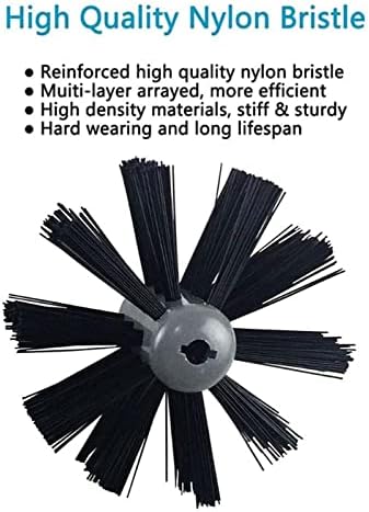 Комплект за почистване на комина LIYUN Комплект от пръчки за почистване на комина, комплект за почистване на въздуховоди, сушилни, средство
