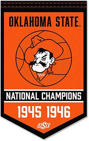 Банер национален шампион на щата Оклахома Каубои по баскетбол