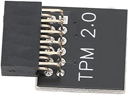 Модул за кодиране за сигурност TPM 2.0, Процесор TPM Черно Системни компоненти TPM модул за GIGABYTE 12Pin SPI, за Win 8.1,