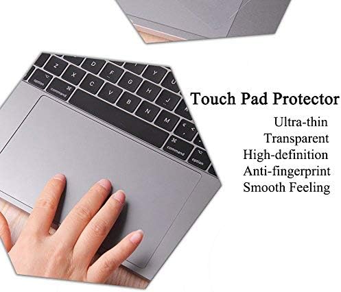 Se7enline, Съвместим с MacBook 2020/2021/2022 Pro с 13-инчов Калъф за тъчпада и тракпад, Защитно Фолио, Аксесоари за преносими компютри M1/M2 Touch Bar Touch ID A2338/A2251/A2289, Прозрачен