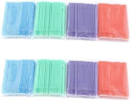 Yosoo 800шт Цветни Зъбни Тампони за Еднократна употреба на Микро-Brush-Апликатори за Стоматологични Материали (800шт)