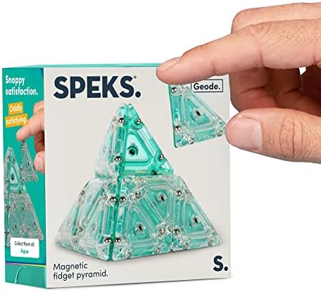 Набор от Speks Geode - Пятиугольники + Пирамидка от 24 теми - Настолна играчка за Възрастни