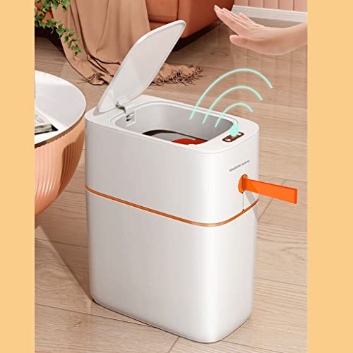 N /A Интелигентно Сензорно кофа за Боклук Електронни Автоматични Кофи за отпадъци в банята (Цвят: сив)