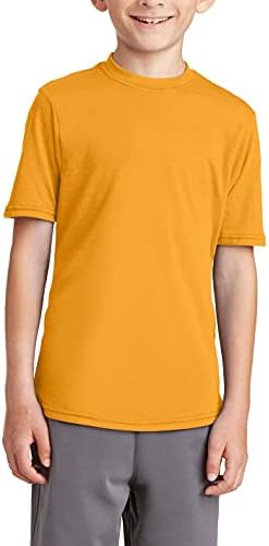 Младежка тениска JustBlanks с Къси ръкави Regular Fit, Ежедневни тениска за тренировки Performance Blend