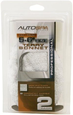 Полировальный капачка AutoSpa 40400AS 5-6 от памучна тъкан (2 опаковки)