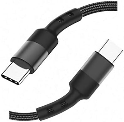 USB кабел C до USB C 6 фута 2 опаковка, кабел за бързо зареждане PD с найлон оплеткой мощност 60 W, Идеален за iPad Pro 2020/2018, MacBook