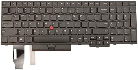 Американска клавиатура (без осветление) Замяна за лаптоп Lenovo ThinkPad E580 E585 L580 P52 P53 P73 T590 01YP640 01YP720