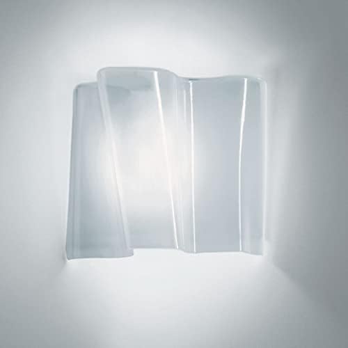 Artemide 0391038A Logico - Монтиране на стена с две лампи, Бледо Сив цвят с млечно бяло стъкло