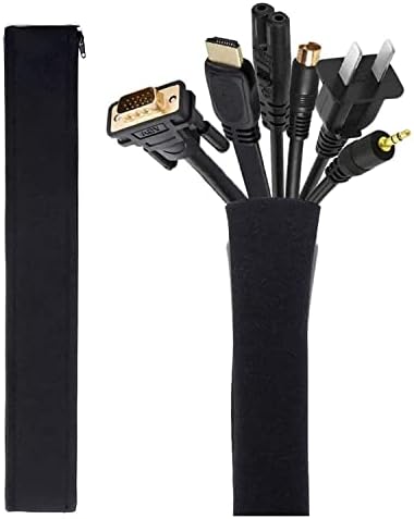 Ръкави за полагане на кабели Brotflex и Органайзер за кабели с цип 2x100 см (39,3 инча) Седалките за защита на окабеляване за Компютърни