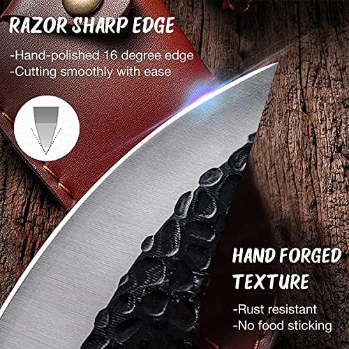 Обвалочный нож Huusk за Рязане на месо в комплект с Професионален Нож за Рязане на Месо