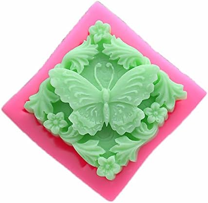 Guratapa Пеперуда в цветовете на Форма за Сапун Правоъгълна Форма За Домашно Мыловарения Удобства За приготвяне на Десерти Бомбочка