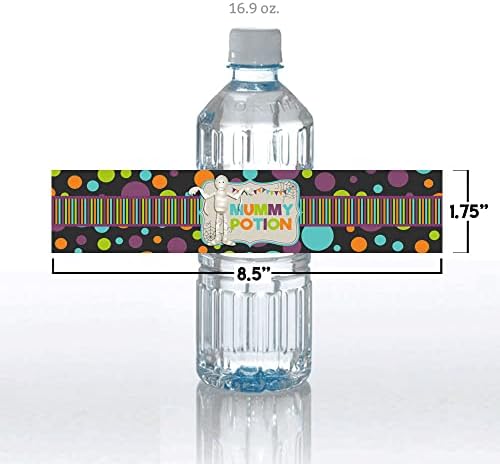 Сладък и Забавни Водоустойчиви Опаковки за бутилки с вода на тема на партито по случай рождения Ден на Попитай майка си, 20 Етикети