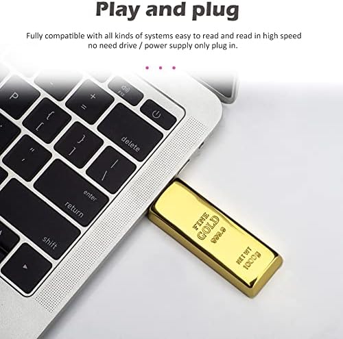 32 GB USB Флаш Памет във Формата На Златен блок, Новост BorlterClamp USB Устройство Забавен Флаш Памет Memory Stick за Външно