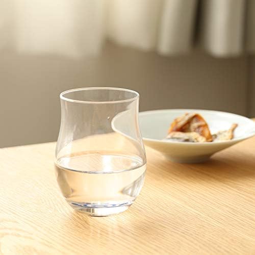 Японски чашка за саке Aderia 6897, Ръчно Чаша С вкус Inoguchi NikuQ, 7,8 течни унции (220 мл), С шарени чаши / Шоколад /Лапи,