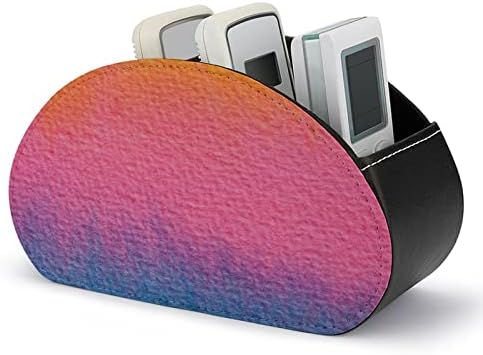 Rainbow Същия Фантастичен Цвят На Притежателя На Дистанционното Управление Кутия За Писалки От Изкуствена Кожа Дистанционно Управление Caddy