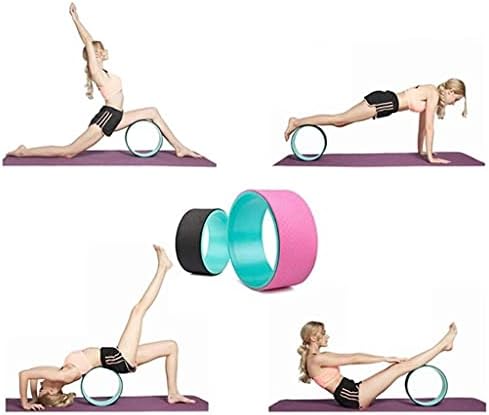 KFJBX Yoga Circles TPE Професионална Форма на кръста За Бодибилдинг, Тренировки във фитнеса, на Колелото за йога, инструмент за тренировка на гърба (Цвят: D)