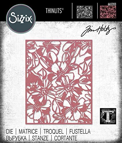 Sizzix Thinlits Die 665203 Цвете от Тим Хольца, Един размер, Многоцветен