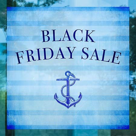 CGSignLab |Разпродажба на черния петък - Верига за прозорци морската ивица | 24 x24