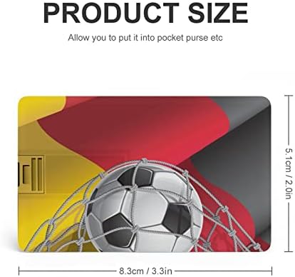 Футбол порта и знамето на Германия на Кредитна Банкова карта, USB Флаш памети Преносима Карта с памет За съхранение на ключове 32G